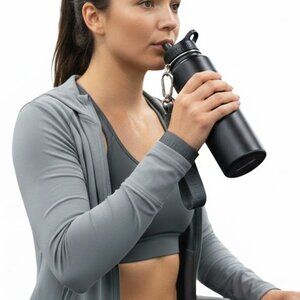 Lululemon Never Lost Keychain Solar Grey Starch